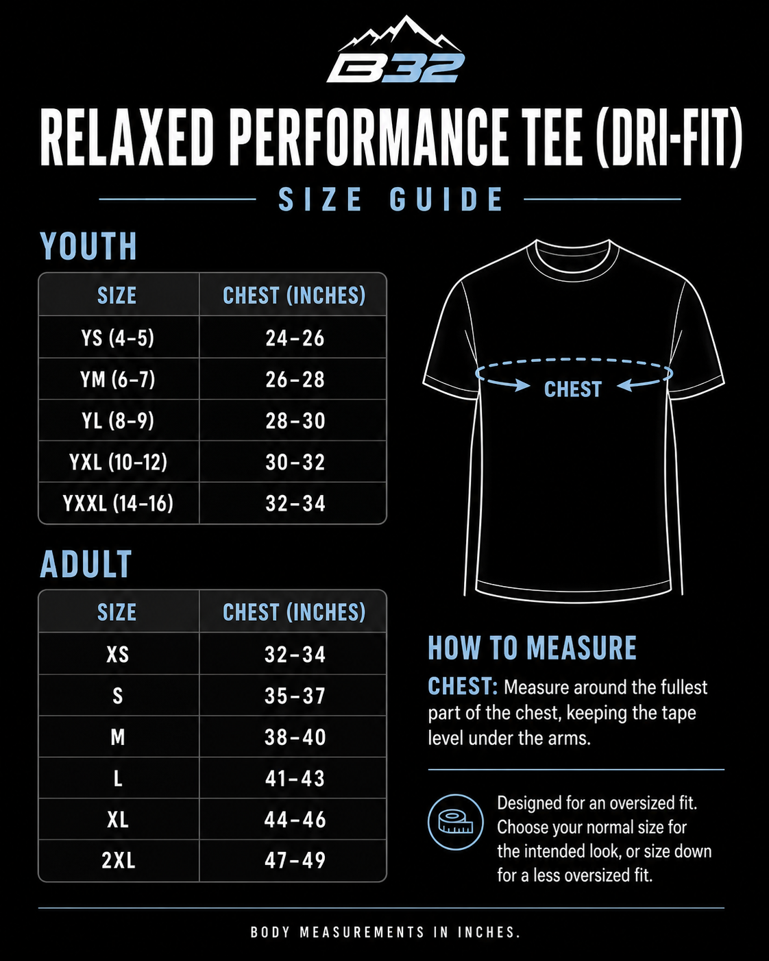 B32 Relaxed Performance Tee