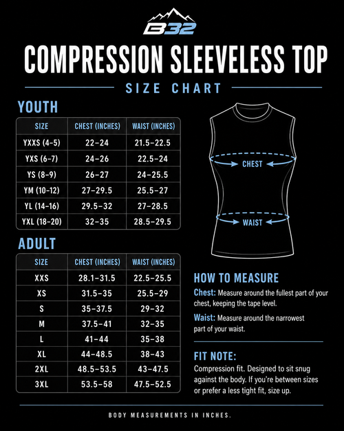 B32 Compression Sleeveless Top